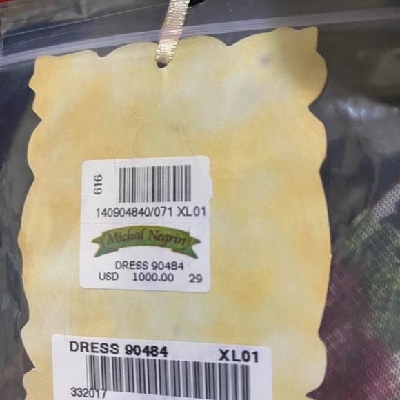 COPY - NWT Michal Negrin Handmade Formal Evening Gown - Picture 6 of 14